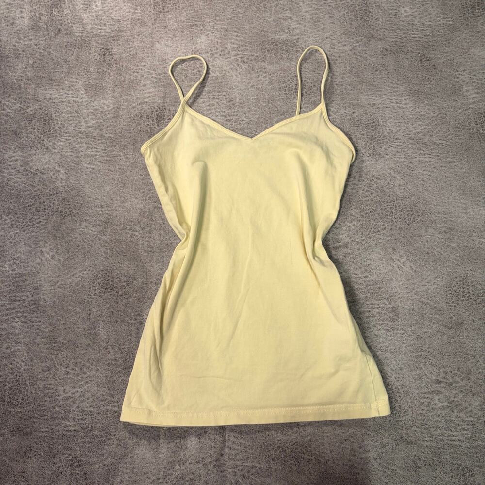 Pastel Yellow Spaghetti Strap Cami